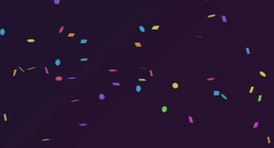 Confetti effect widget
