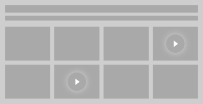 Example of a media gallery widget