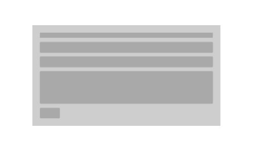 Wireframe example of a contact form