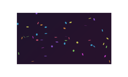 Confetti effect widget