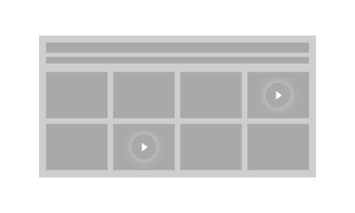 Example of a media gallery widget