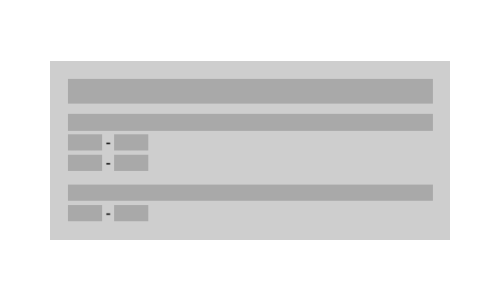 Example of a opening hours widget